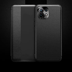 Funda de Cuero Cartera con Soporte Carcasa T01 para Xiaomi Mi 11 Lite 5G NE Negro