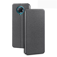 Funda de Cuero Cartera con Soporte Carcasa T01 para Xiaomi Redmi K30 Pro Zoom Gris