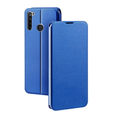 Funda de Cuero Cartera con Soporte Carcasa T01 para Xiaomi Redmi Note 8 Azul