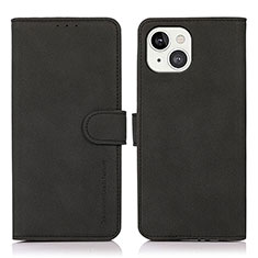 Funda de Cuero Cartera con Soporte Carcasa T02 para Apple iPhone 14 Plus Negro