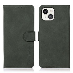 Funda de Cuero Cartera con Soporte Carcasa T02 para Apple iPhone 14 Plus Verde