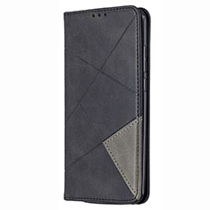 Funda de Cuero Cartera con Soporte Carcasa T02 para Huawei P Smart (2020) Negro