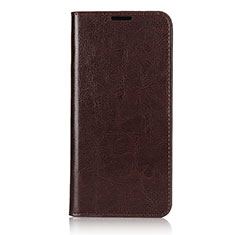 Funda de Cuero Cartera con Soporte Carcasa T02 para Oppo Find X2 Lite Marron