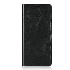 Funda de Cuero Cartera con Soporte Carcasa T02 para Oppo Find X2 Pro Negro