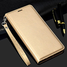 Funda de Cuero Cartera con Soporte Carcasa T02 para Samsung Galaxy S20 Ultra 5G Oro