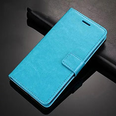 Funda de Cuero Cartera con Soporte Carcasa T02 para Xiaomi Redmi Note 8T Azul Cielo