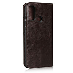 Funda de Cuero Cartera con Soporte Carcasa T03 para Huawei Nova Lite 3 Plus Marron