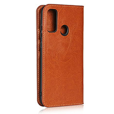 Funda de Cuero Cartera con Soporte Carcasa T03 para Huawei Nova Lite 3 Plus Naranja