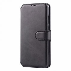 Funda de Cuero Cartera con Soporte Carcasa T03 para Huawei P30 Lite Negro