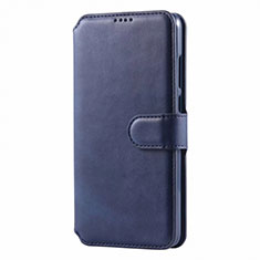 Funda de Cuero Cartera con Soporte Carcasa T03 para Huawei P30 Lite New Edition Azul