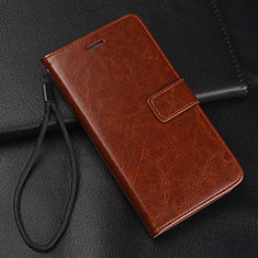 Funda de Cuero Cartera con Soporte Carcasa T03 para Oppo R17 Pro Marron