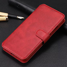 Funda de Cuero Cartera con Soporte Carcasa T03 para Xiaomi Redmi K20 Pro Rojo