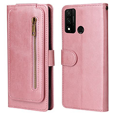 Funda de Cuero Cartera con Soporte Carcasa T04 para Huawei Nova Lite 3 Plus Oro Rosa