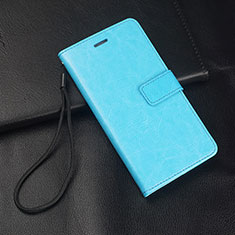 Funda de Cuero Cartera con Soporte Carcasa T04 para Huawei P30 Lite XL Azul Cielo