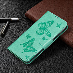 Funda de Cuero Cartera con Soporte Carcasa T04 para Xiaomi Redmi 10X 4G Verde