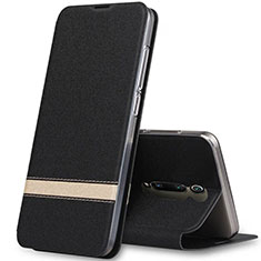 Funda de Cuero Cartera con Soporte Carcasa T04 para Xiaomi Redmi K20 Negro