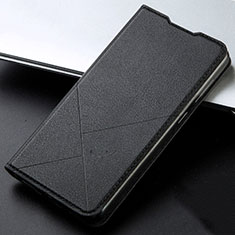 Funda de Cuero Cartera con Soporte Carcasa T05 para Huawei Honor 10i Negro