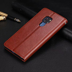 Funda de Cuero Cartera con Soporte Carcasa T05 para Huawei Mate 20 X 5G Marron