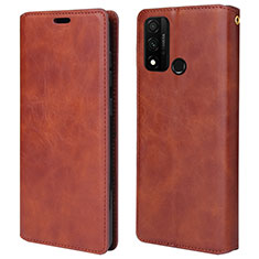 Funda de Cuero Cartera con Soporte Carcasa T05 para Huawei Nova Lite 3 Plus Marron