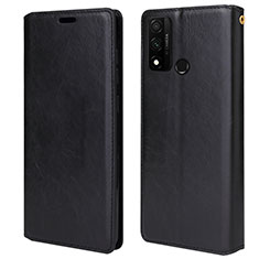 Funda de Cuero Cartera con Soporte Carcasa T05 para Huawei P Smart (2020) Negro