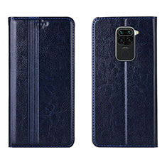 Funda de Cuero Cartera con Soporte Carcasa T05 para Xiaomi Redmi 10X 4G Azul