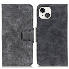 Funda de Cuero Cartera con Soporte Carcasa T06 para Apple iPhone 13 Mini Negro