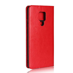 Funda de Cuero Cartera con Soporte Carcasa T06 para Huawei Mate 20 X 5G Rojo