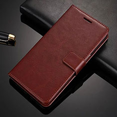 Funda de Cuero Cartera con Soporte Carcasa T06 para Huawei P30 Pro New Edition Marron