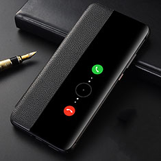 Funda de Cuero Cartera con Soporte Carcasa T06 para Huawei P40 Pro Negro