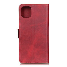 Funda de Cuero Cartera con Soporte Carcasa T06 para Xiaomi Mi 11 5G Rojo