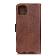 Funda de Cuero Cartera con Soporte Carcasa T06 para Xiaomi Mi 11 Lite 4G Marron