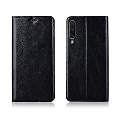 Funda de Cuero Cartera con Soporte Carcasa T06 para Xiaomi Mi A3 Negro