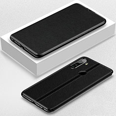 Funda de Cuero Cartera con Soporte Carcasa T06 para Xiaomi Redmi Note 8 (2021) Negro