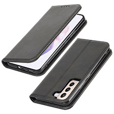 Funda de Cuero Cartera con Soporte Carcasa T06D para Samsung Galaxy S23 Plus 5G Negro