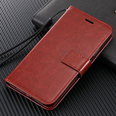 Funda de Cuero Cartera con Soporte Carcasa T07 para Huawei Honor V30 5G Marron