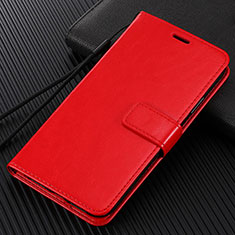 Funda de Cuero Cartera con Soporte Carcasa T07 para Huawei Honor View 30 5G Rojo