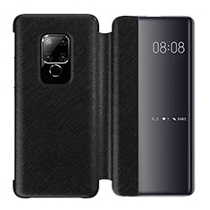 Funda de Cuero Cartera con Soporte Carcasa T07 para Huawei Mate 20 Negro