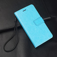 Funda de Cuero Cartera con Soporte Carcasa T07 para Huawei Nova 5 Cian