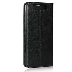 Funda de Cuero Cartera con Soporte Carcasa T07 para Samsung Galaxy A80 Negro