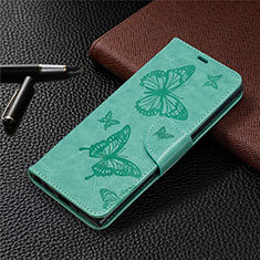 Funda de Cuero Cartera con Soporte Carcasa T07 para Samsung Galaxy Note 20 Ultra 5G Verde