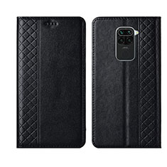 Funda de Cuero Cartera con Soporte Carcasa T07 para Xiaomi Redmi 10X 4G Negro