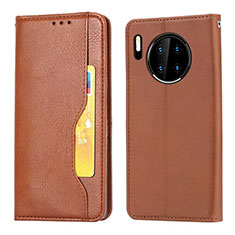 Funda de Cuero Cartera con Soporte Carcasa T08 para Huawei Mate 30E Pro 5G Naranja