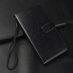 Funda de Cuero Cartera con Soporte Carcasa T08 para Huawei Nova 5i Negro