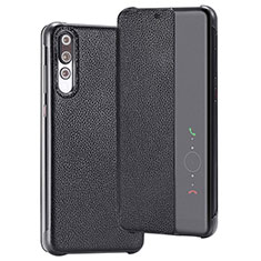 Funda de Cuero Cartera con Soporte Carcasa T08 para Huawei P20 Pro Negro