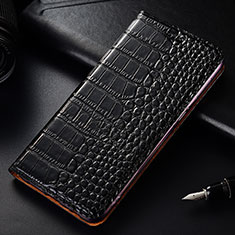 Funda de Cuero Cartera con Soporte Carcasa T08 para OnePlus 7T Pro Negro