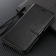 Funda de Cuero Cartera con Soporte Carcasa T08 para Oppo Find X2 Negro