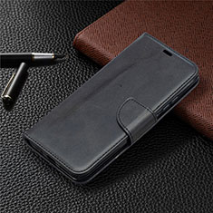 Funda de Cuero Cartera con Soporte Carcasa T08 para Xiaomi Redmi 9A Negro