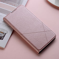 Funda de Cuero Cartera con Soporte Carcasa T08 para Xiaomi Redmi K20 Pro Oro Rosa