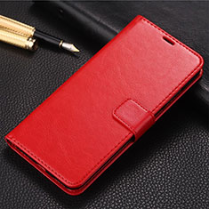 Funda de Cuero Cartera con Soporte Carcasa T09 para Huawei Honor 20 Pro Rojo