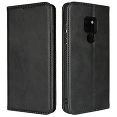 Funda de Cuero Cartera con Soporte Carcasa T09 para Huawei Mate 20 X 5G Negro